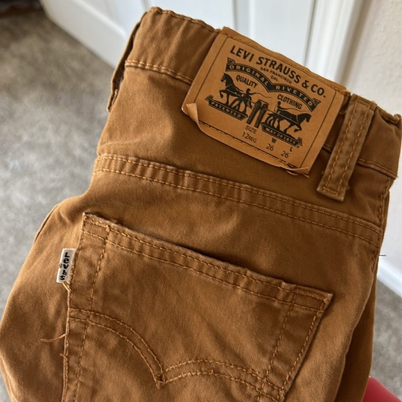 Boys Levi’s EUC Slim 511 Size 12 Brown - Picture 5 of 5